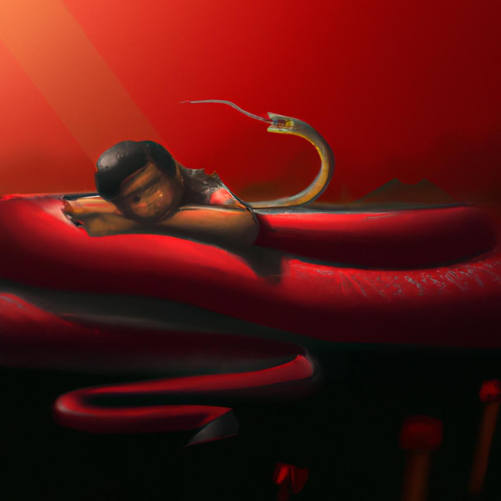 Imagem de capa do post Descubra o Significado de "Sonhar com Cobra Vermelha Picando"! com um desenho digital