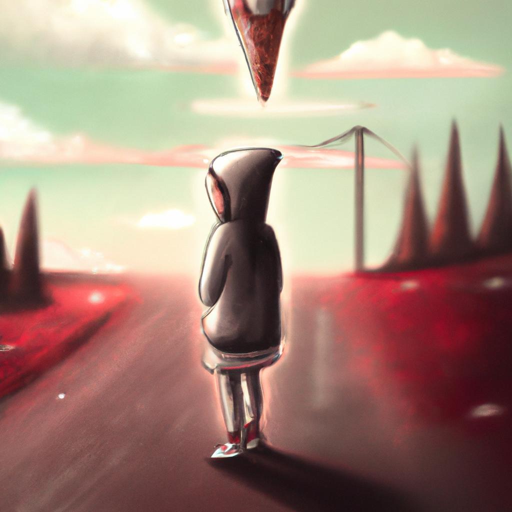 Imagem de capa do post "Descubra o Significado de Sonhar com Cone: Uma Abordagem Viral!" com um desenho digital