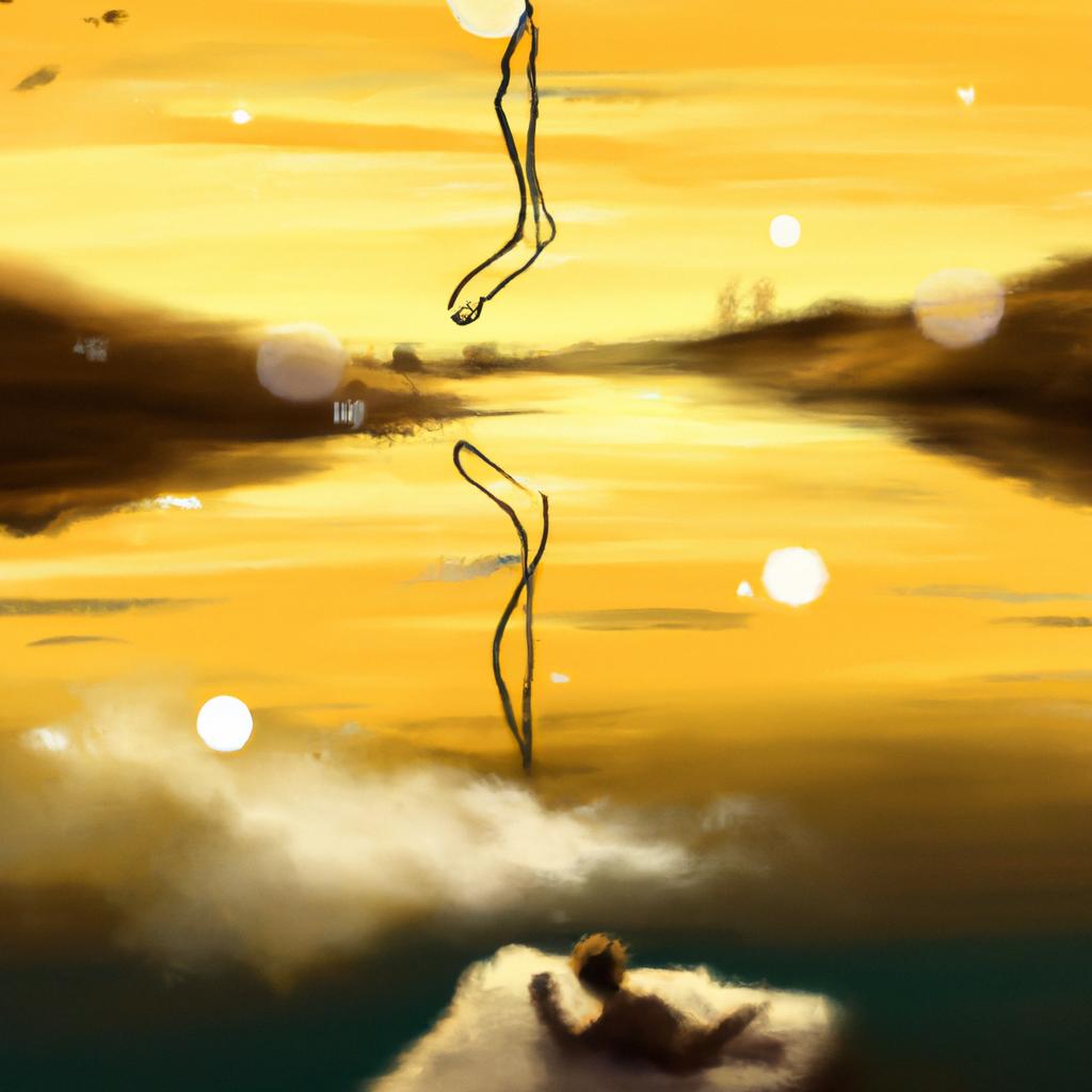 Imagem de capa do post "Descubra o Significado do Sonho com Cordão Dourado!" com um desenho digital