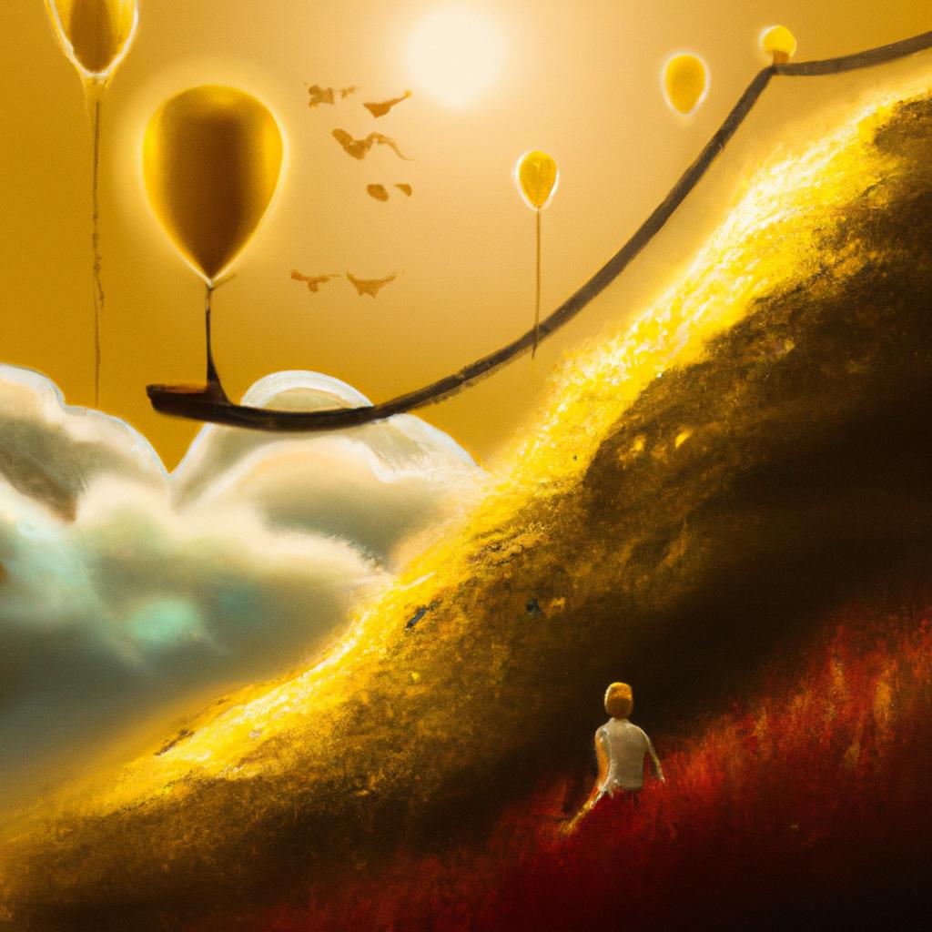 Imagem de capa do post "Descubra o Significado de Sonhar com Corrente de Ouro!" com um desenho digital