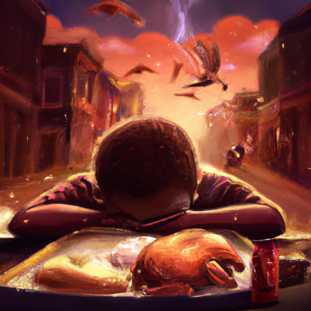 Imagem de capa do post Descubra o Significado de Sonhar com Coxa de Frango! com um desenho digital