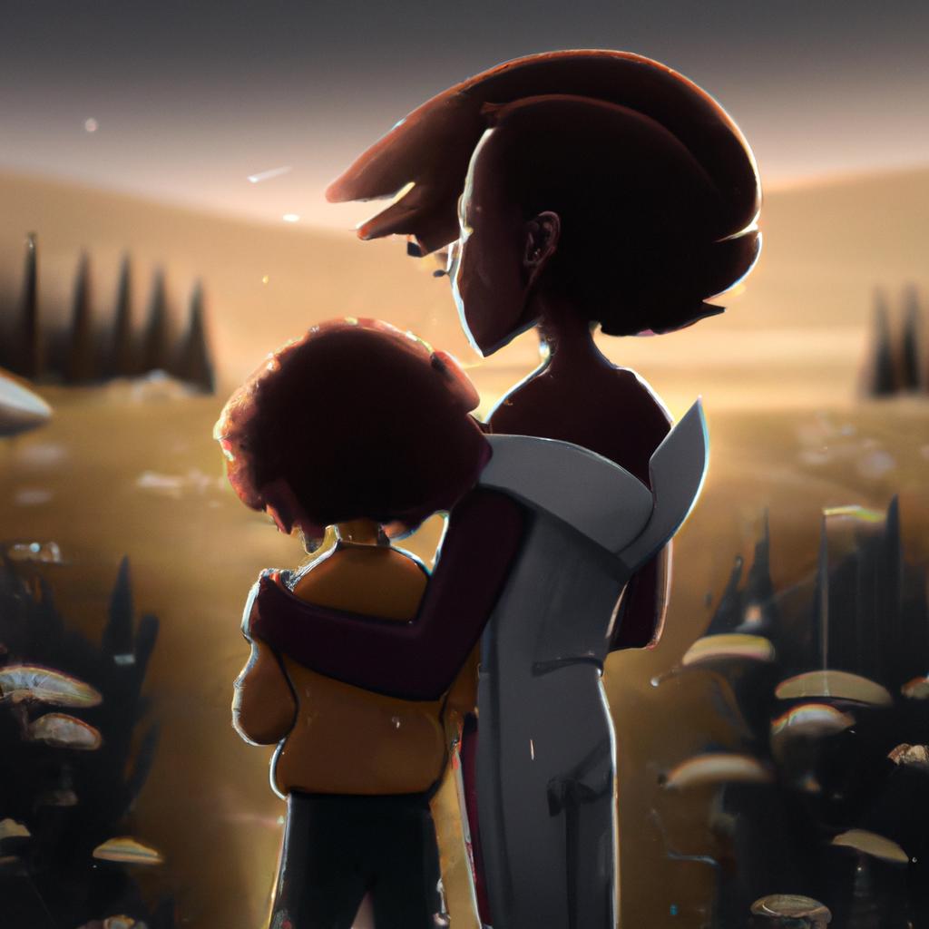 Imagem de capa do post "Descubra o Significado de Sonhar com Criança Especial!" com um desenho digital