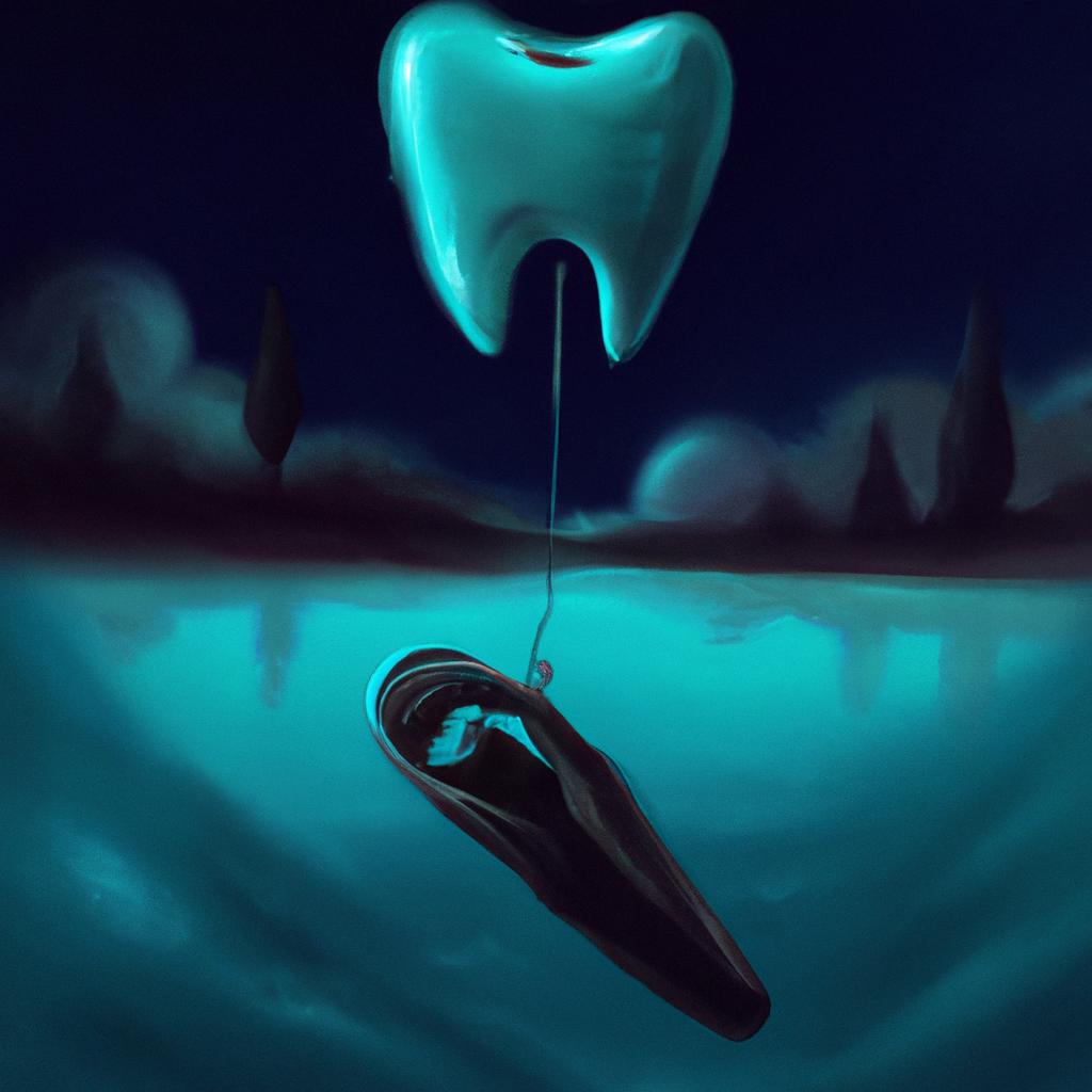 Imagem de capa do post "Descubra o Significado de Sonhar com Dente de Outra Pessoa Caindo!" com um desenho digital
