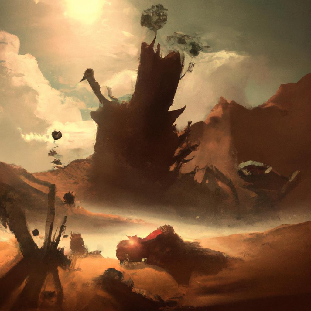 Imagem de capa do post Descubra o Significado de Sonhar com Desabamento de Terra! com um desenho digital