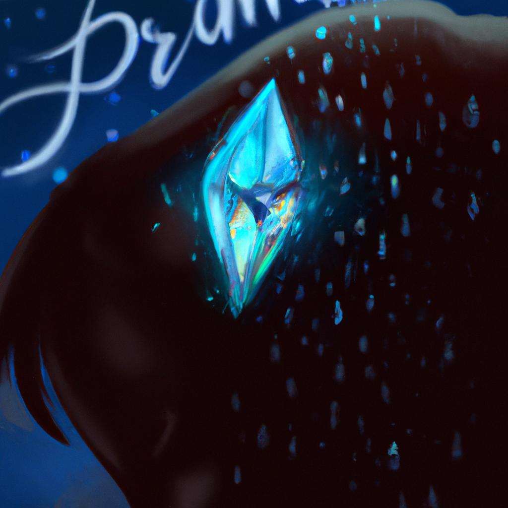 Imagem de capa do post "Descubra o Que Significa Sonhar com Diamante!" com um desenho digital