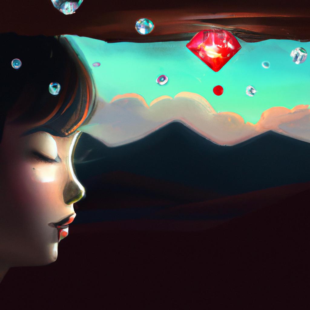 Imagem de capa do post Descubra o Significado de Sonhar com Diamantes! com um desenho digital