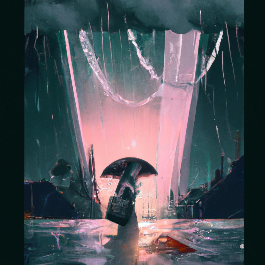 Imagem de capa do post "Descubra o que Significa Sonhar com Diluvio e Fim do Mundo!" com um desenho digital
