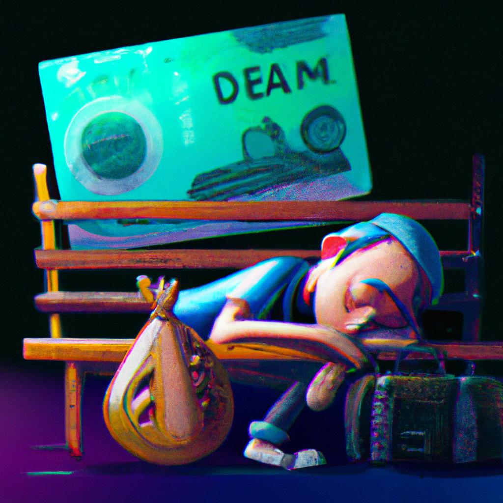 Imagem de capa do post "Descubra o que Significa Sonhar com Dinheiro na Bolsa!" com um desenho digital