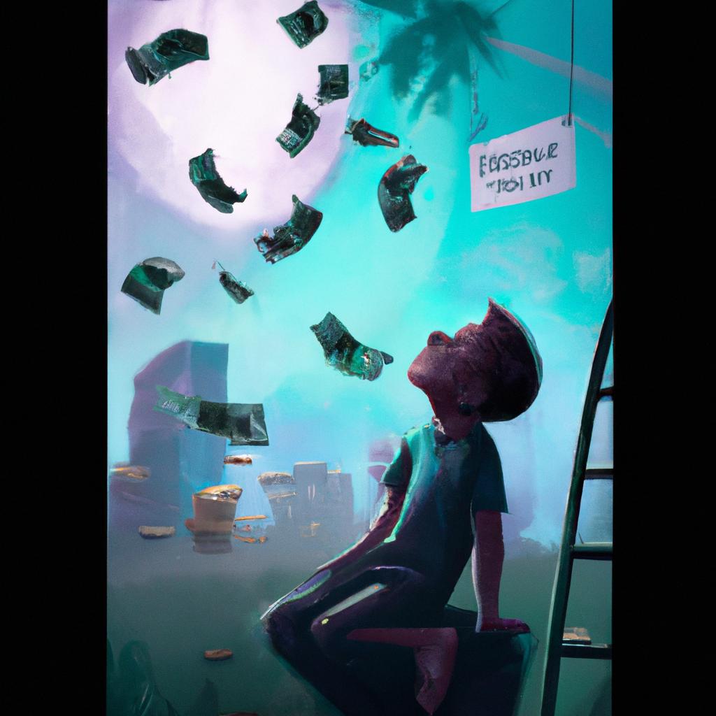 Imagem de capa do post "Descubra o que Significa Sonhar com Dinheiro na Conta de Outra Pessoa" com um desenho digital