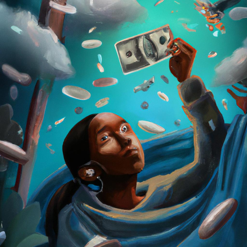 Imagem de capa do post Descubra o Significado de Sonhar com Dinheiro Voando! com um desenho digital