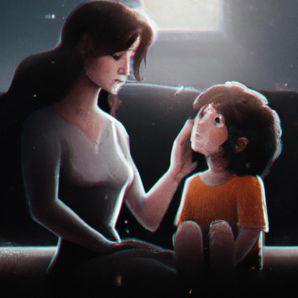 Imagem de capa do post "Sonhar com Discussão com a Mãe: Descubra o Significado!" com um desenho digital