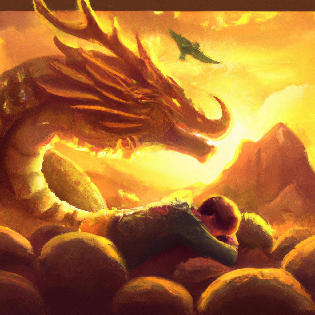 sonhar com dragao dourado2