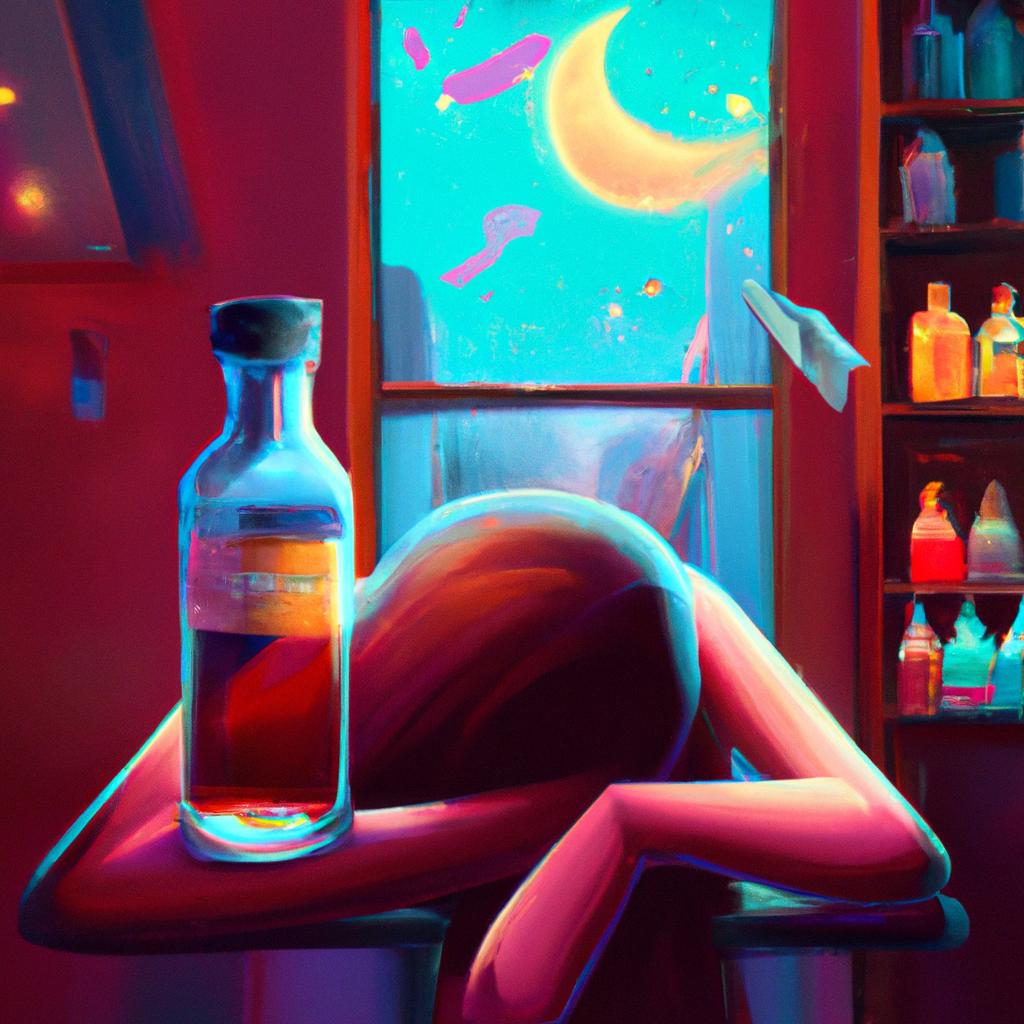Imagem de capa do post "Descubra o Significado de Sonhar com Drinks!" com um desenho digital