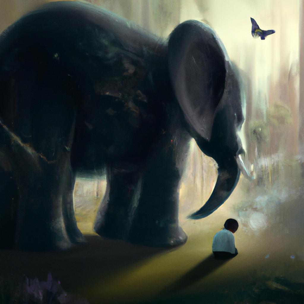 sonhar com elefante preto2