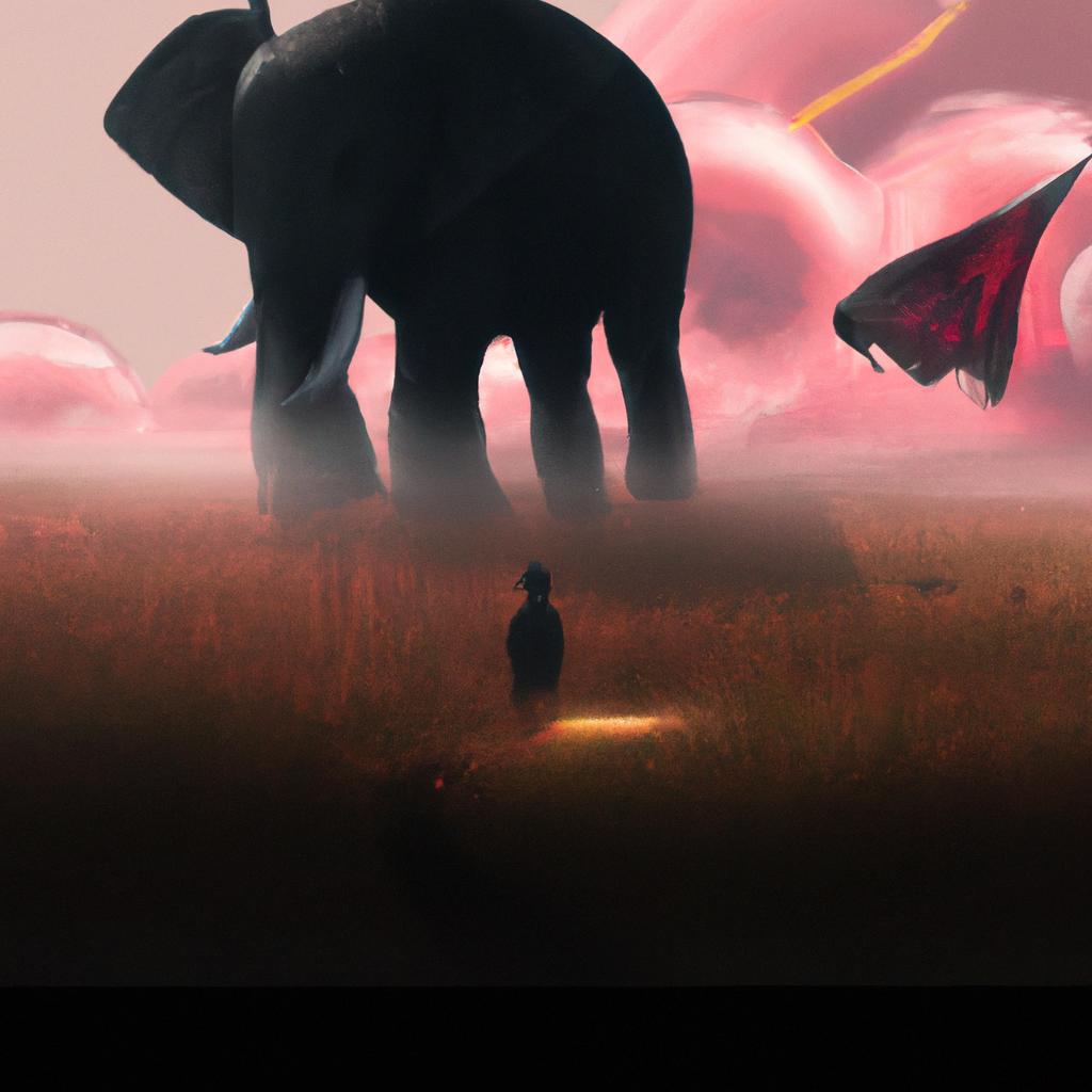 sonhar com elefante preto3