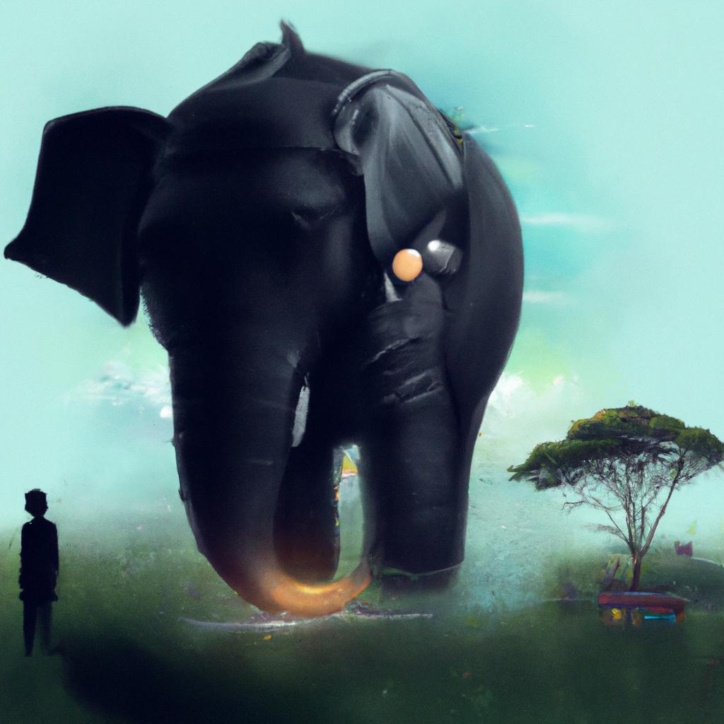 sonhar com elefante preto4