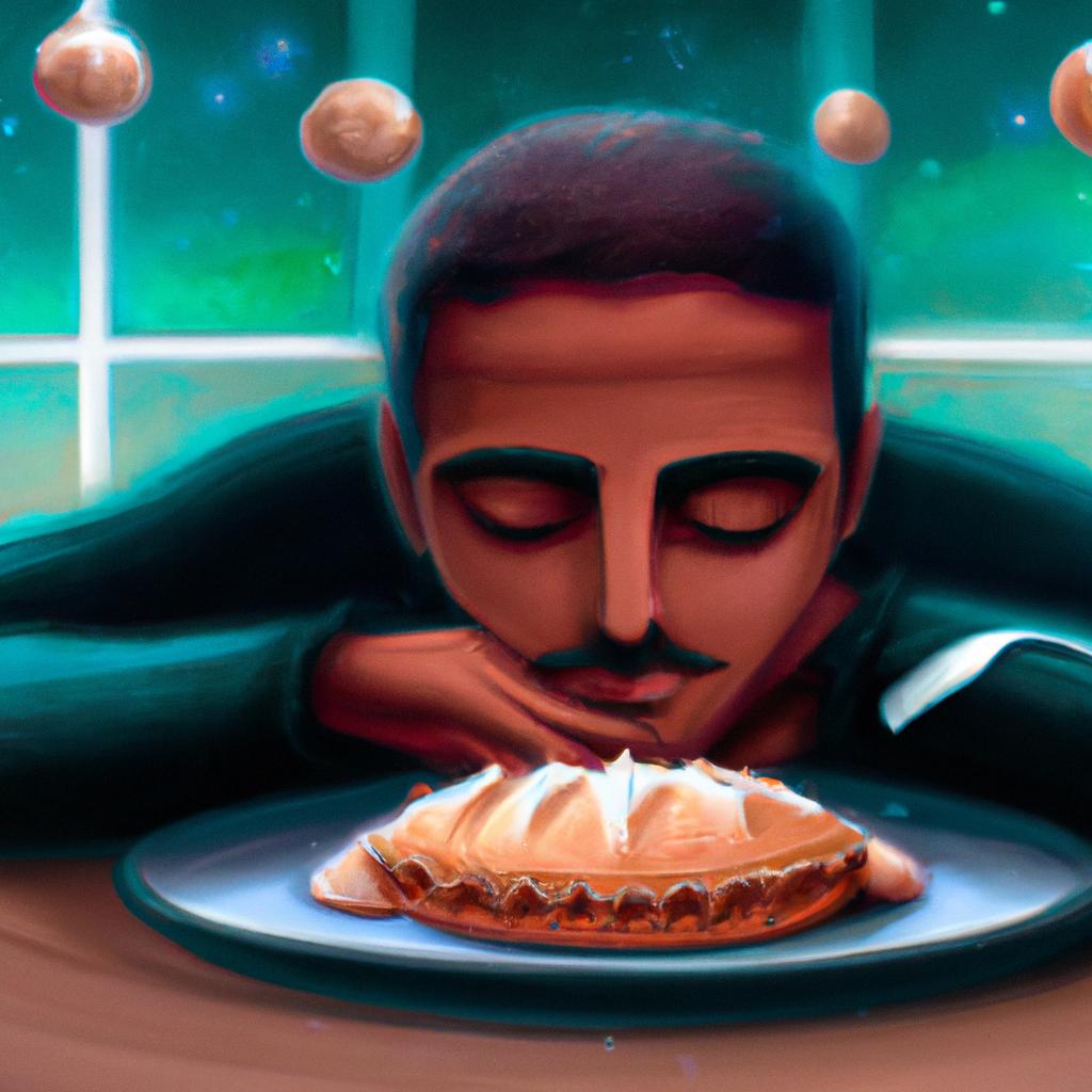 Imagem de capa do post "Sonhar com Empadas: Descubra o Significado e Compartilhe!" com um desenho digital