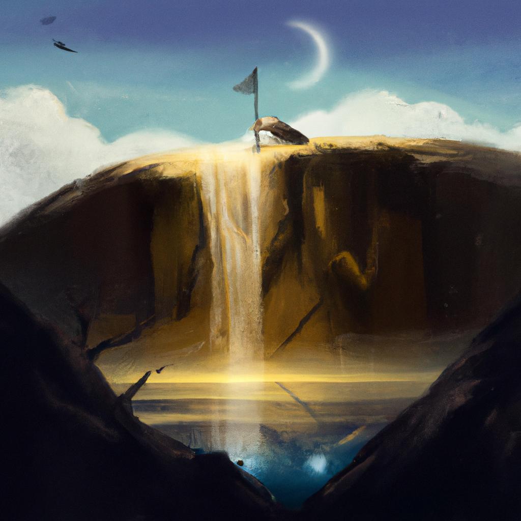 Imagem de capa do post "Descubra o Significado de Sonhar com Escalada!" com um desenho digital