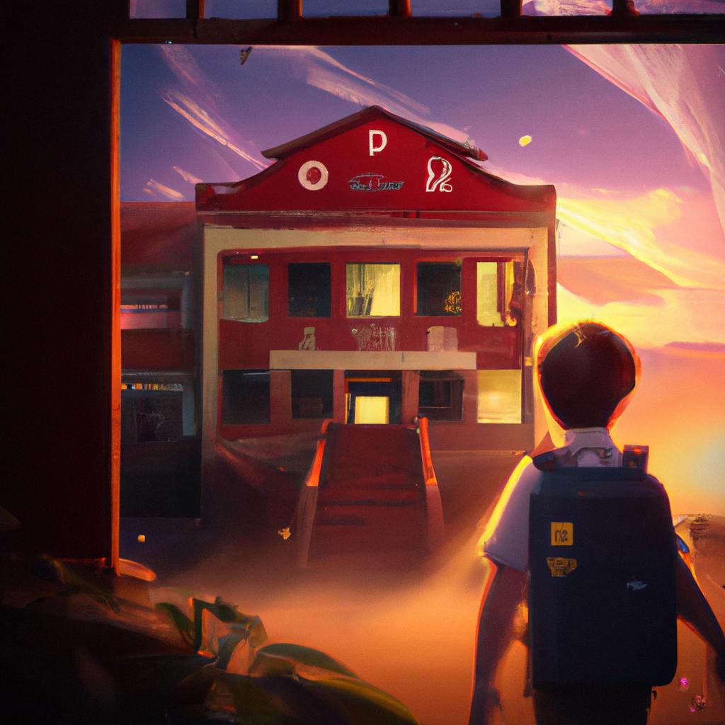 Imagem de capa do post "Descubra o Que Significa Sonhar com Escola em Reforma!" com um desenho digital