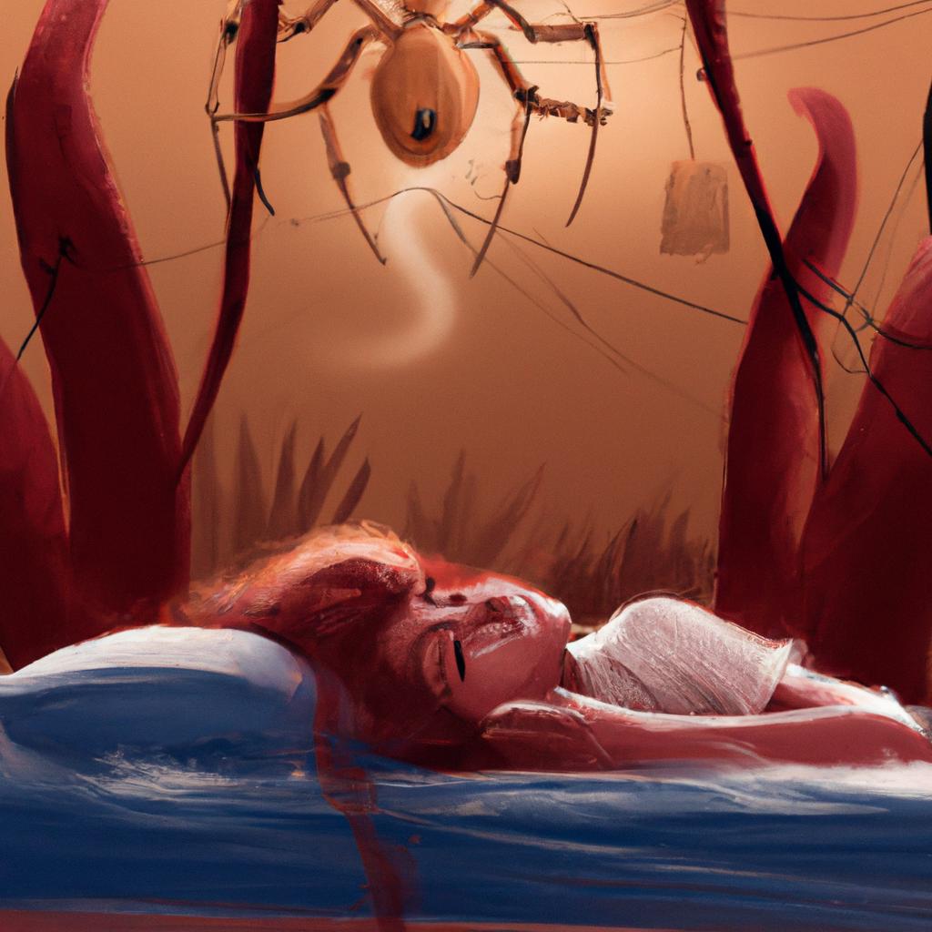 Imagem de capa do post "Descubra o Significado do Sonho com Escorpião e Aranha!" com um desenho digital