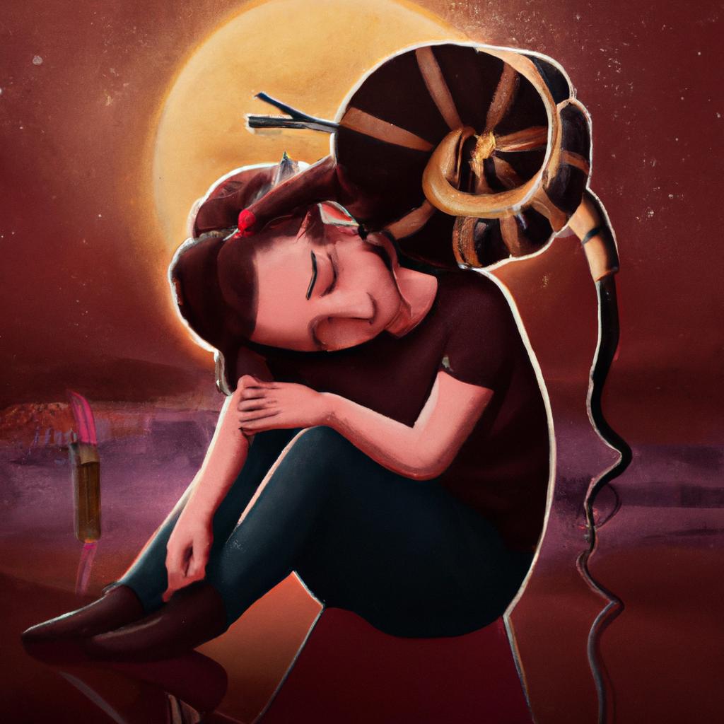 Imagem de capa do post "Descubra o Significado Evangélico de Sonhar com Escorpião!" com um desenho digital