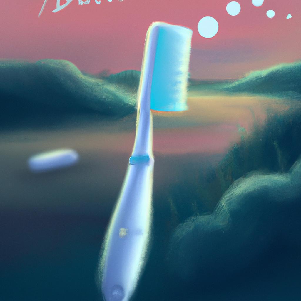 Imagem de capa do post "Descubra o Significado de Sonhar com Escova de Dentes!" com um desenho digital