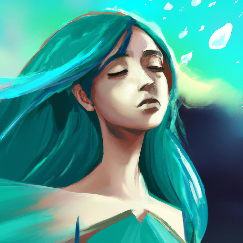 Imagem de capa do post "Descubra o que Significa Sonhar com Esmeralda!" com um desenho digital