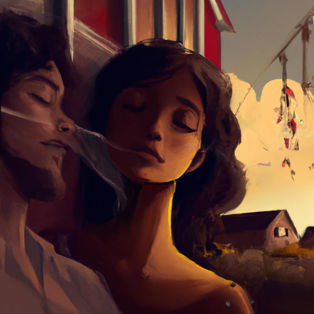 Imagem de capa do post "Descubra o Significado Quando Sonhar com Esposo Traindo!" com um desenho digital