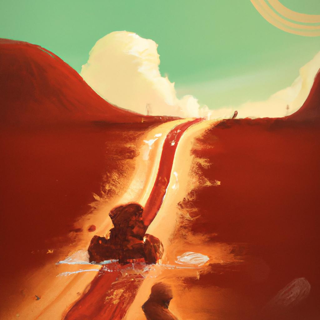 sonhar com estrada de barro vermelho3