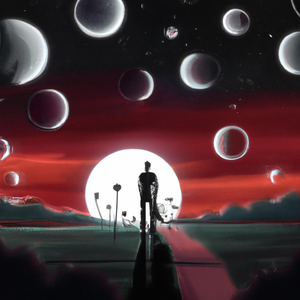 Imagem de capa do post "Sonhar com Estranhos: Entenda o Significado dessa Experiência!" com um desenho digital