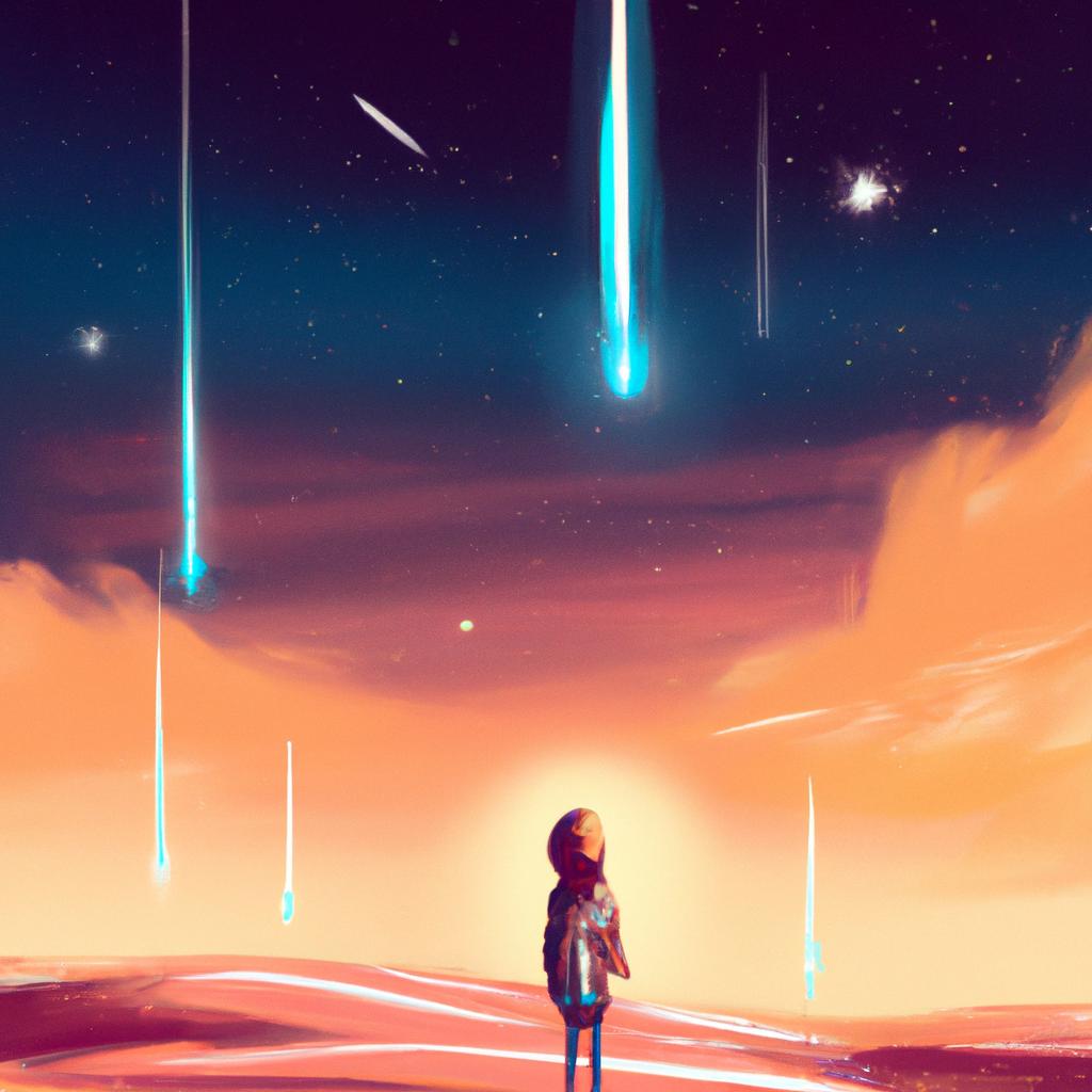Imagem de capa do post Descubra o Significado de Sonhar com Estrela Cadente! com um desenho digital