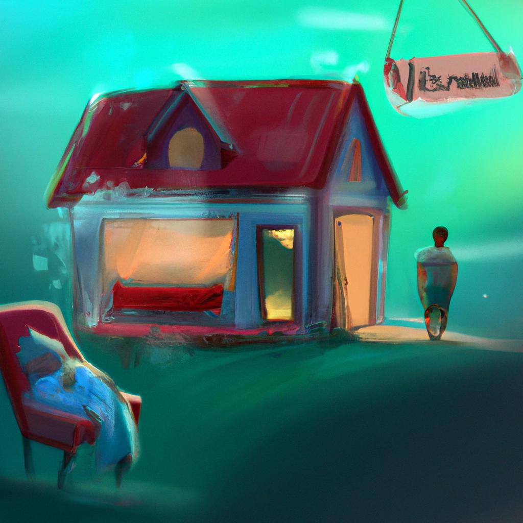 Imagem de capa do post "Sonhar com Ex em Casa: Descubra o Significado!" com um desenho digital