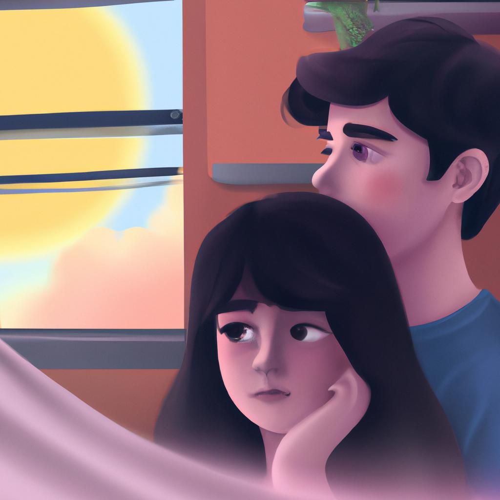 Imagem de capa do post "Sonhando com o Ex e o Atual do Namorado: o que Significa?" com um desenho digital