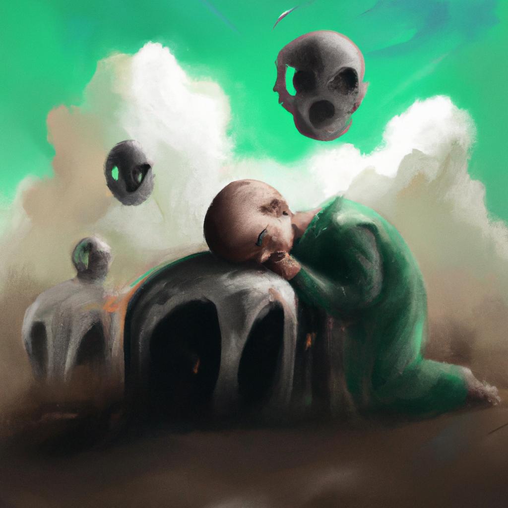 Imagem de capa do post Sonhar com Familiar Morrendo: Descubra o Significado Surpreendente! com um desenho digital