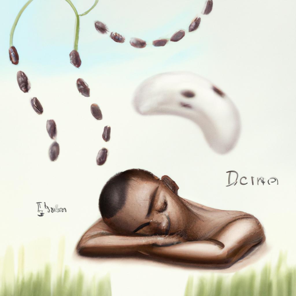 Imagem de capa do post "Descubra o que Significa Sonhar com Feijão Branco!" com um desenho digital