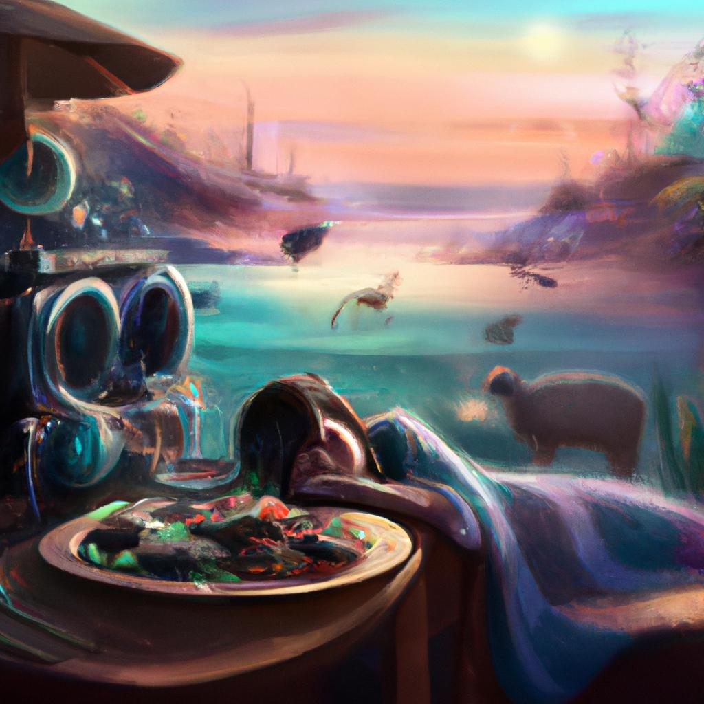 Imagem de capa do post "Descubra o Significado de Sonhar com Feijoada!" com um desenho digital