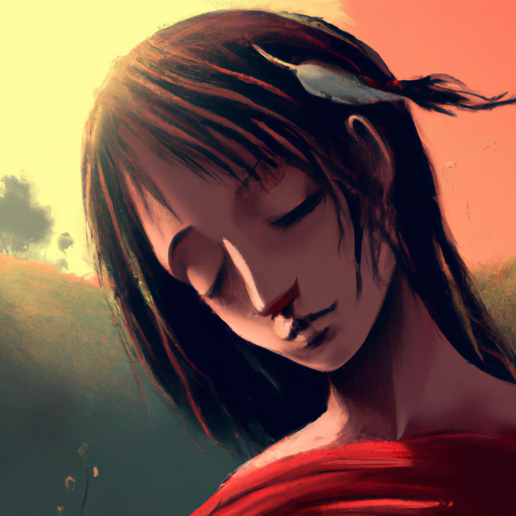 Imagem de capa do post "Significado de Sonhar com Ferida no Pescoço: Surpreendente!" com um desenho digital