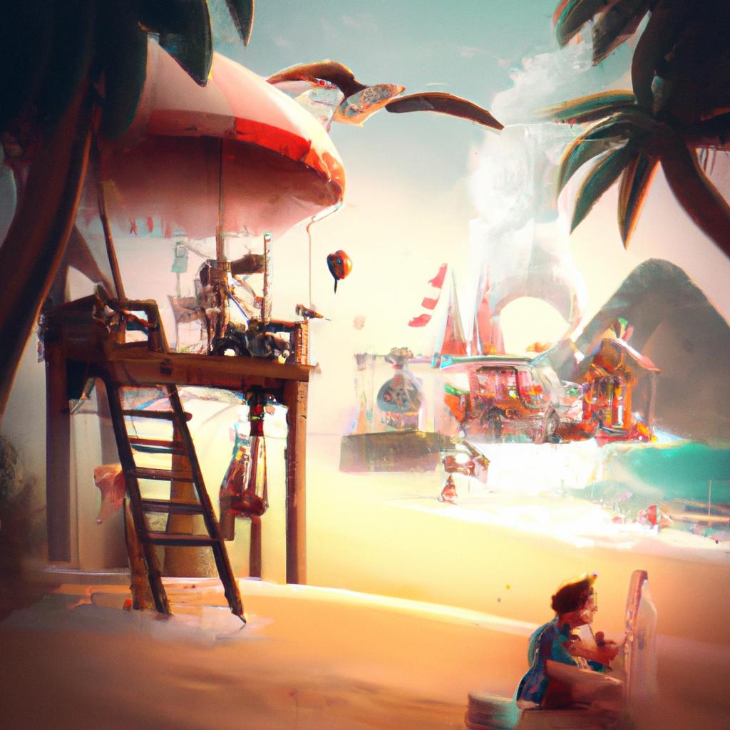 Imagem de capa do post Sonhar com Festa na Praia: Descubra o Que Significa! com um desenho digital