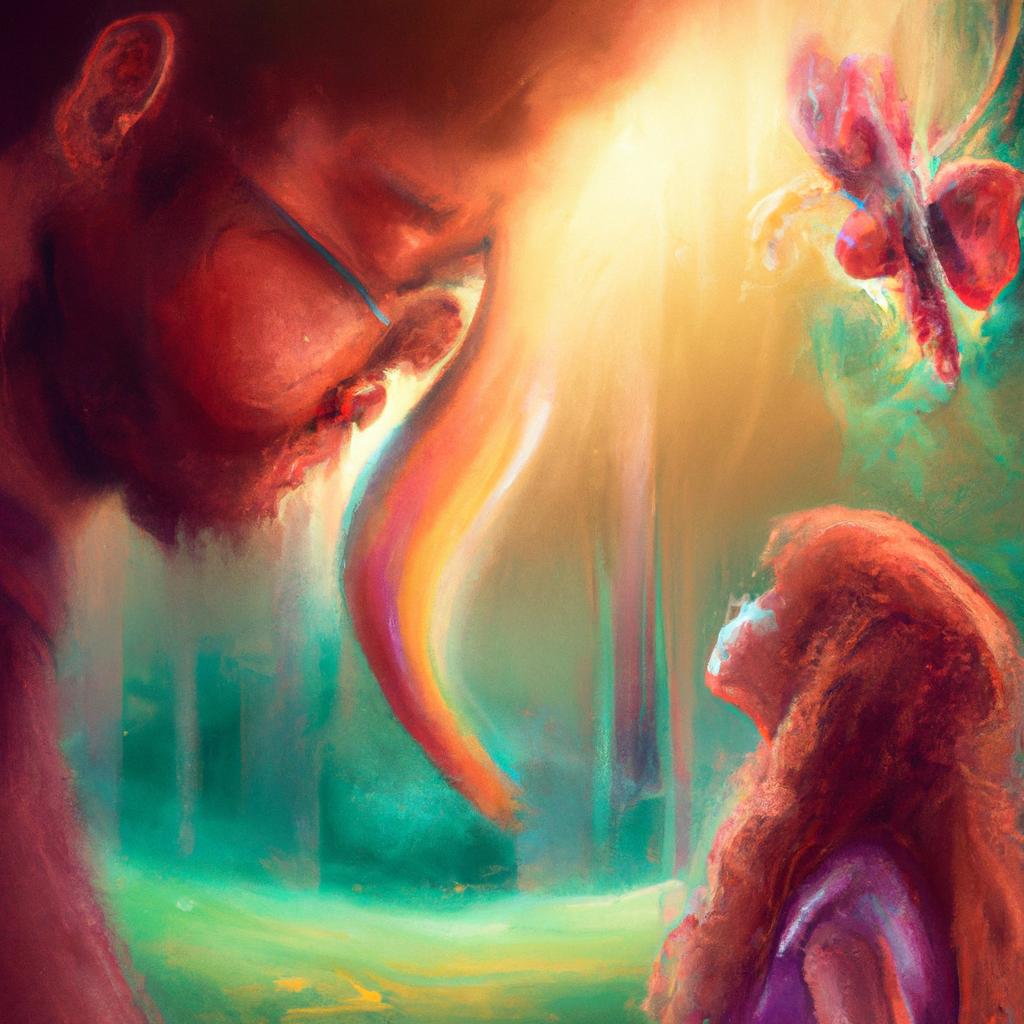 Imagem de capa do post "Descubra o Significado de Sonhar com Ficante Me Beijando!" com um desenho digital