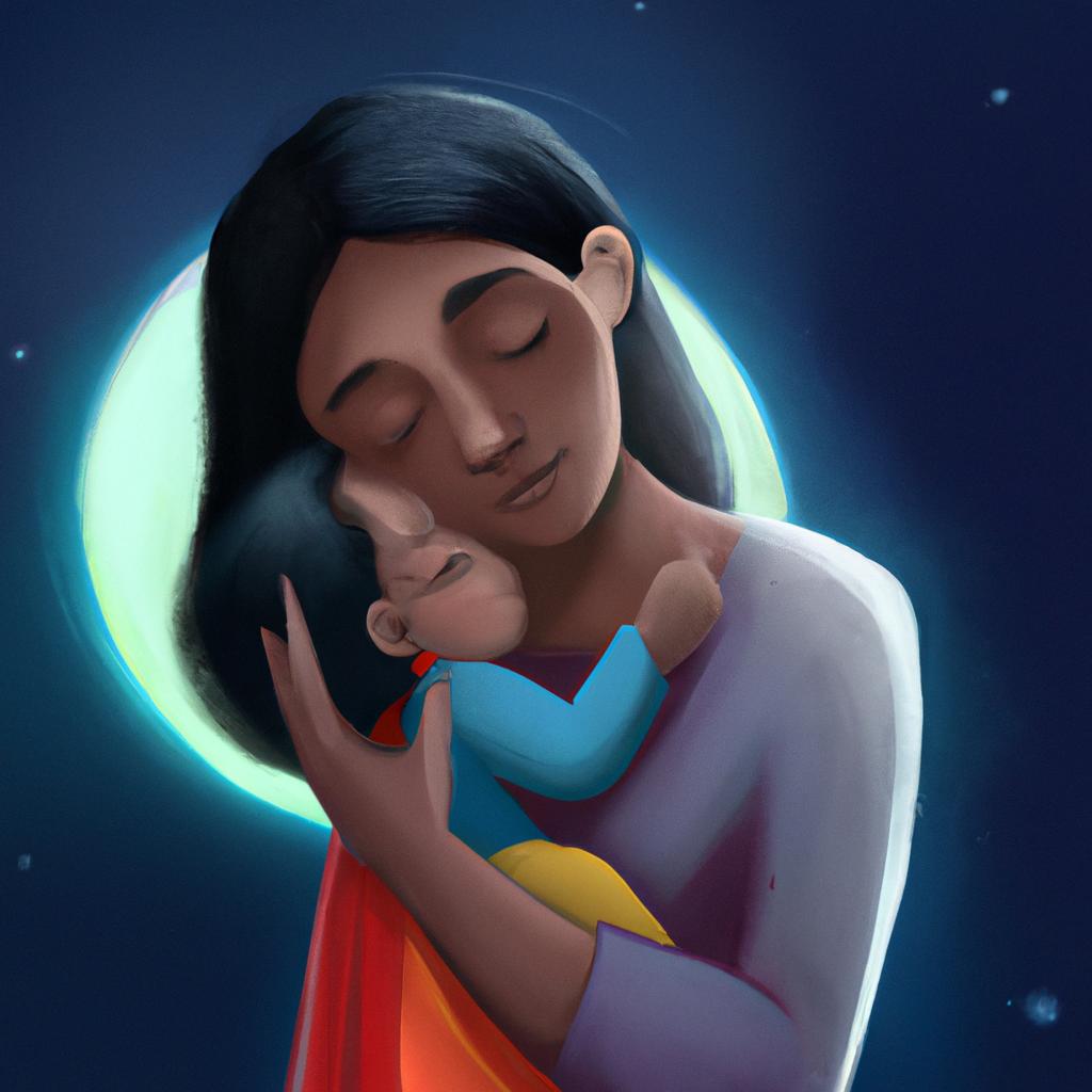 Imagem de capa do post Descubra o que Significa Sonhar com Filho Bebê no Colo! com um desenho digital