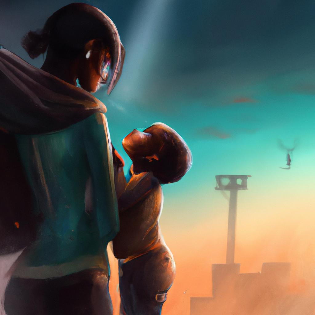 Imagem de capa do post "Sonhar com Filho Chamando Mãe: Entenda o Significado!" com um desenho digital
