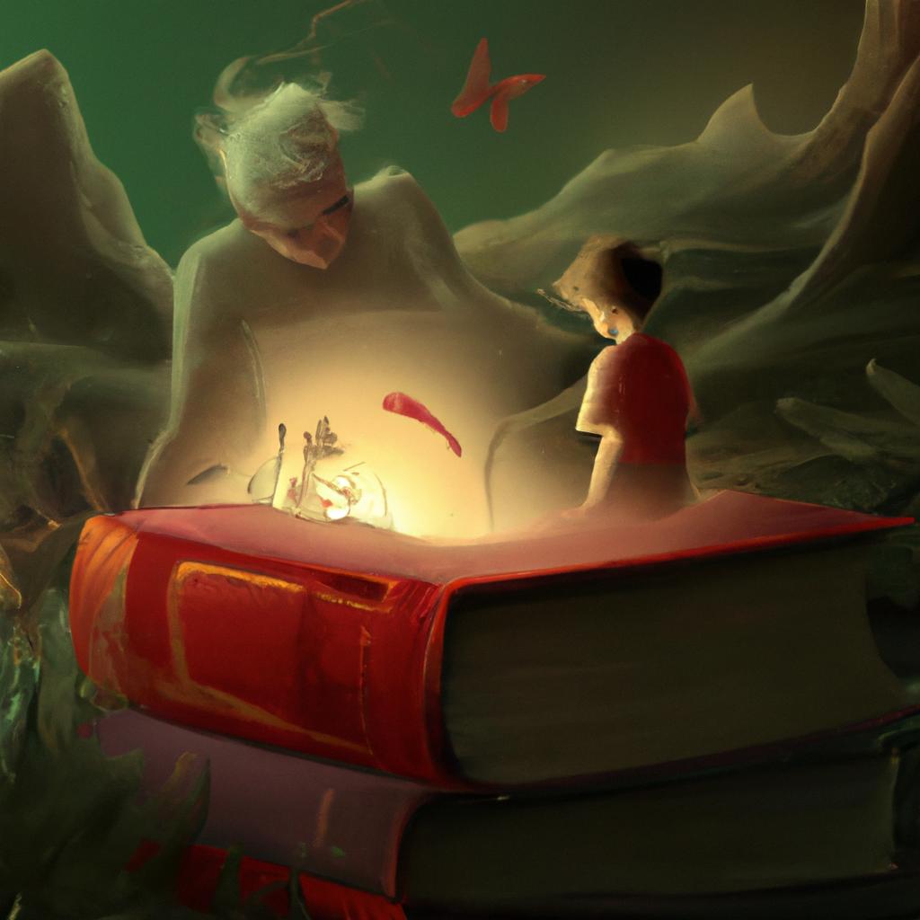 Imagem de capa do post "Descubra o Significado de Sonhar com o Filho: Livro dos Sonhos!" com um desenho digital