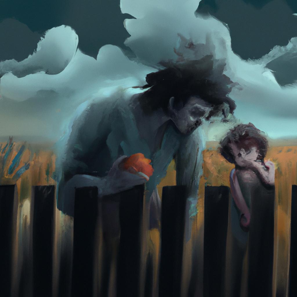Imagem de capa do post "S.F.P.M.: Descubra o Significado de Sonhar com Filho Passando Mal!" com um desenho digital