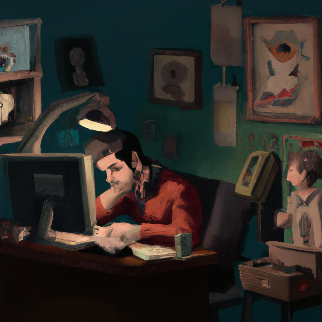 Imagem de capa do post "Sonhar com Filho Trabalhando: Descubra o Significado". com um desenho digital