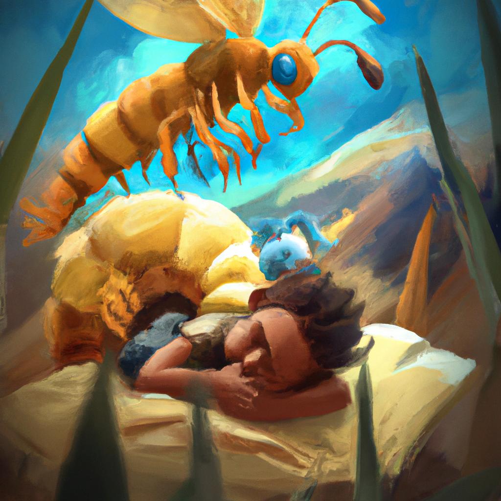 sonhar com filhote de escorpiao amarelo2