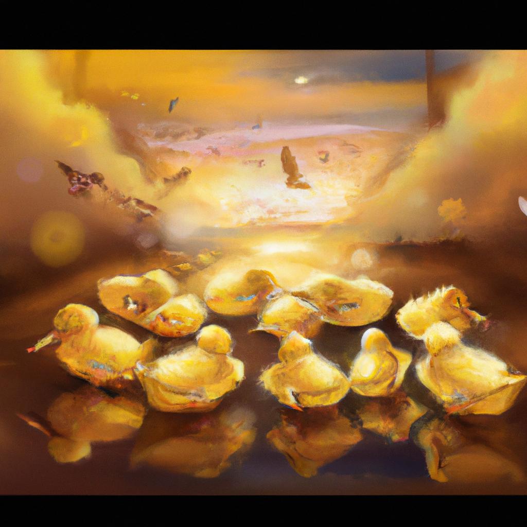 sonhar com filhotes de patos amarelos3