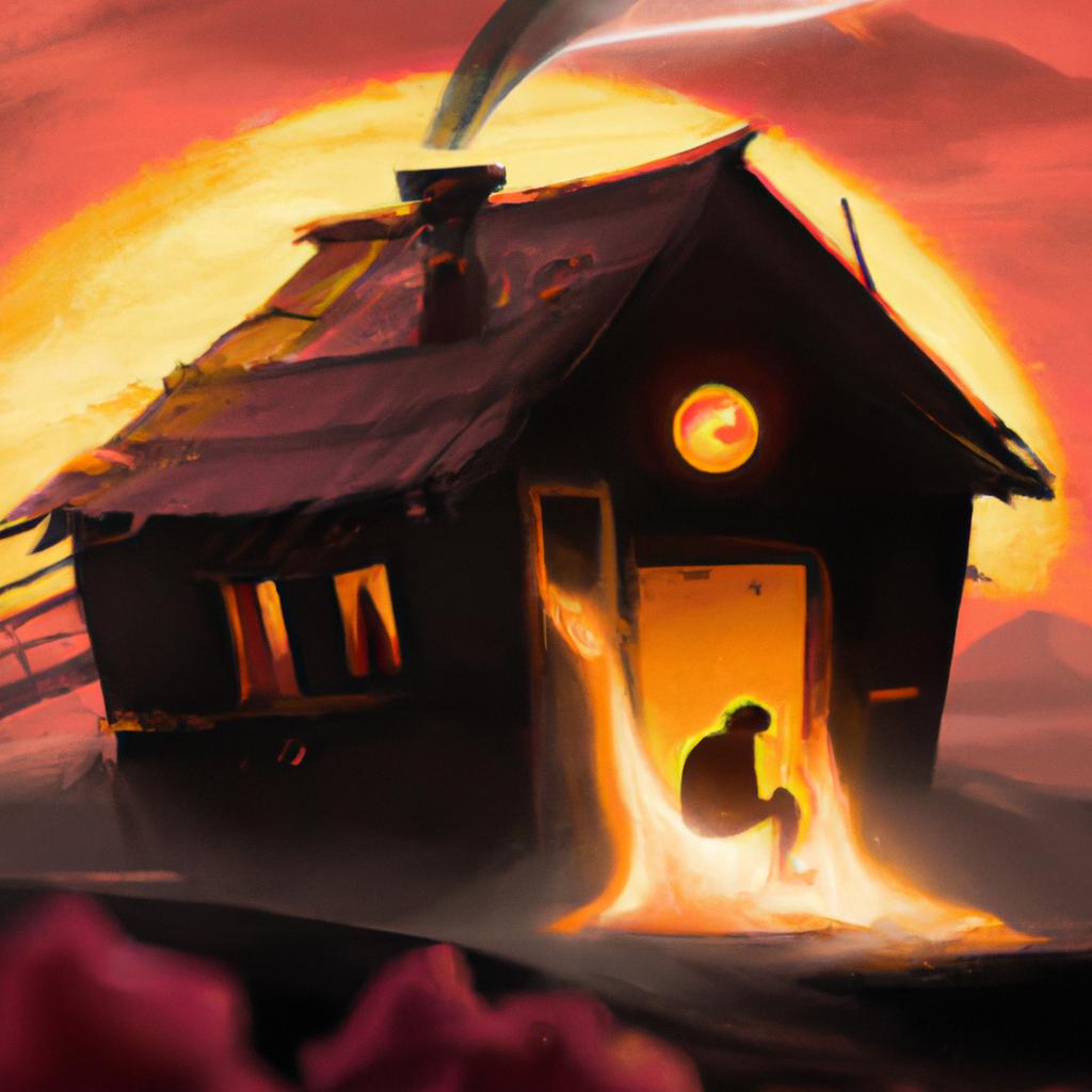 Imagem de capa do post Sonhar com Fogo na Casa: O Que Significa? com um desenho digital