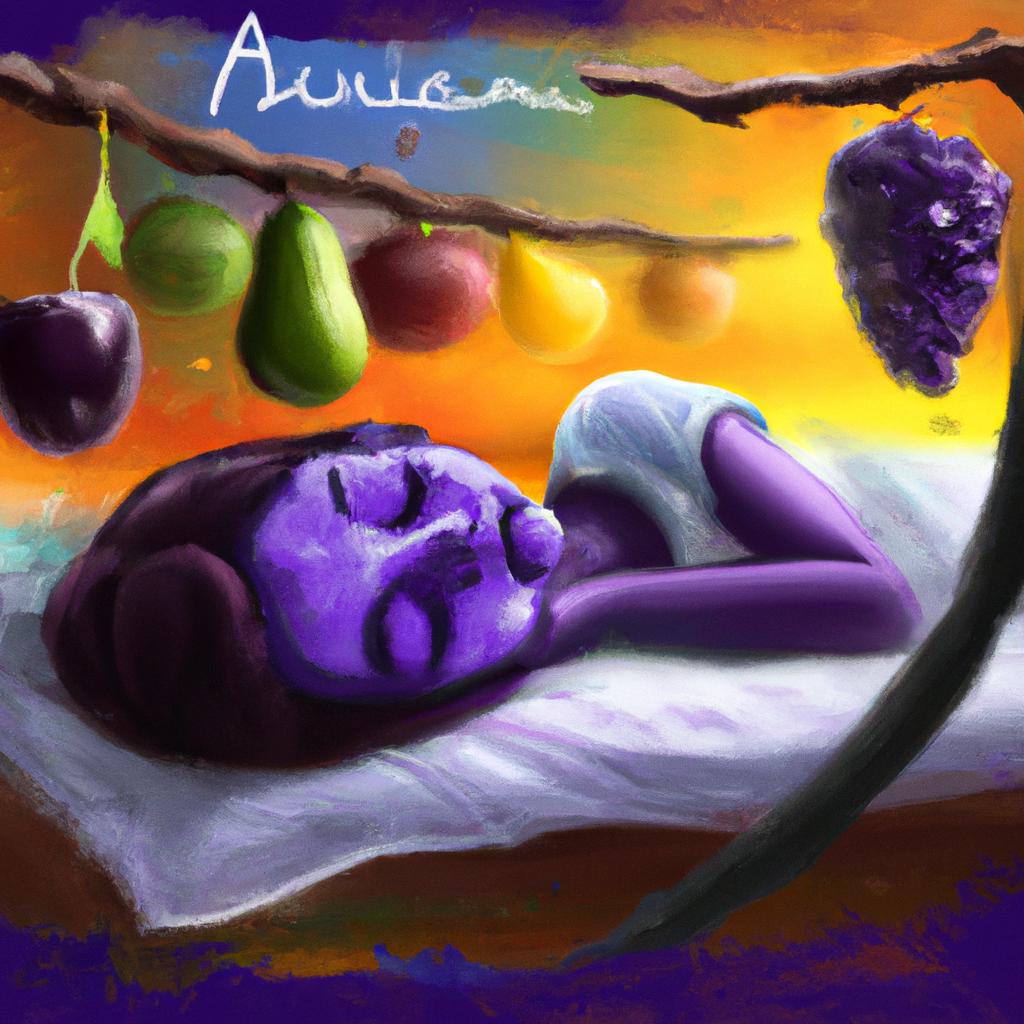 Imagem de capa do post "Descubra o que Significa Sonhar com Açaí!" com um desenho digital