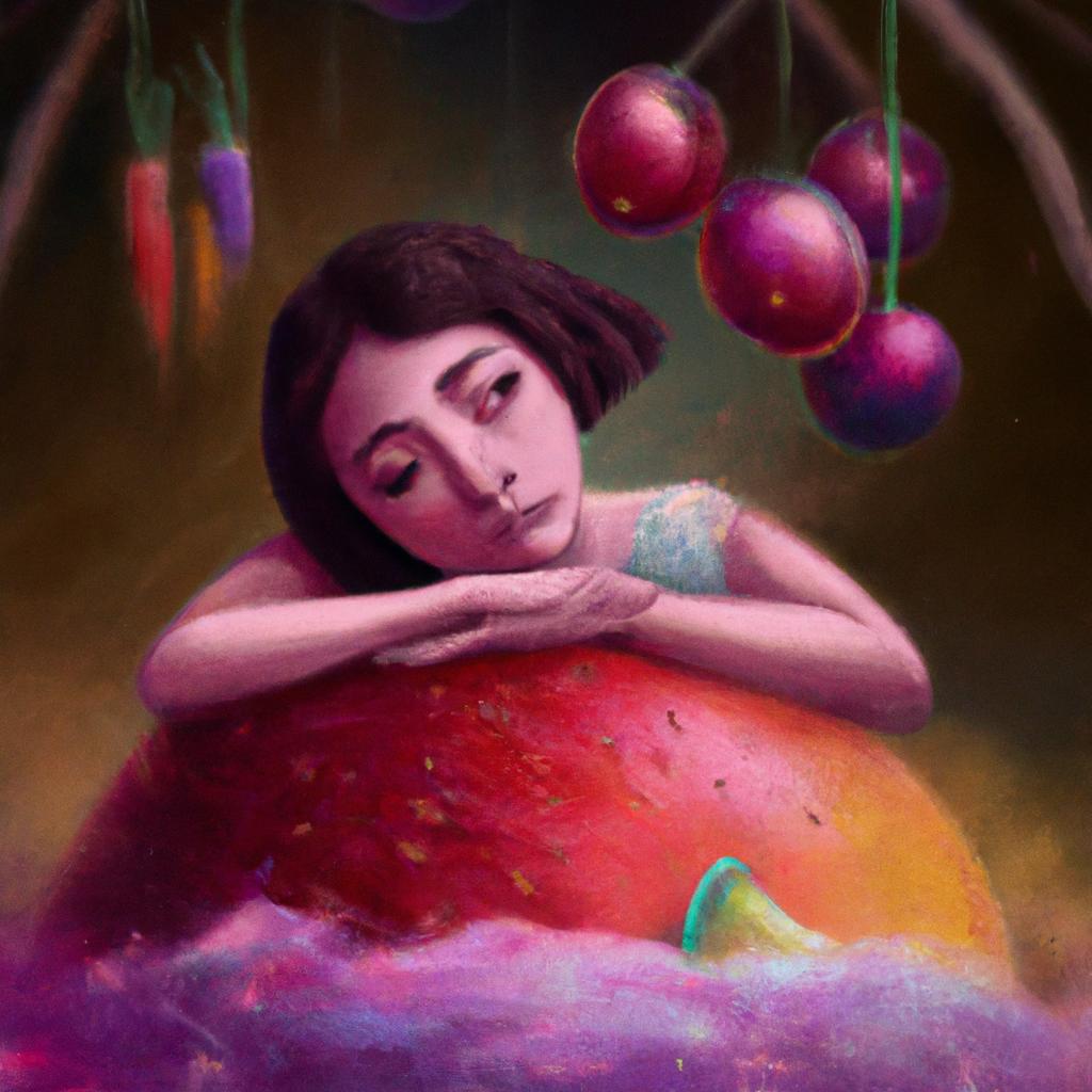 Imagem de capa do post "Sonhar com Frutas: Descubra o Significado! com um desenho digital