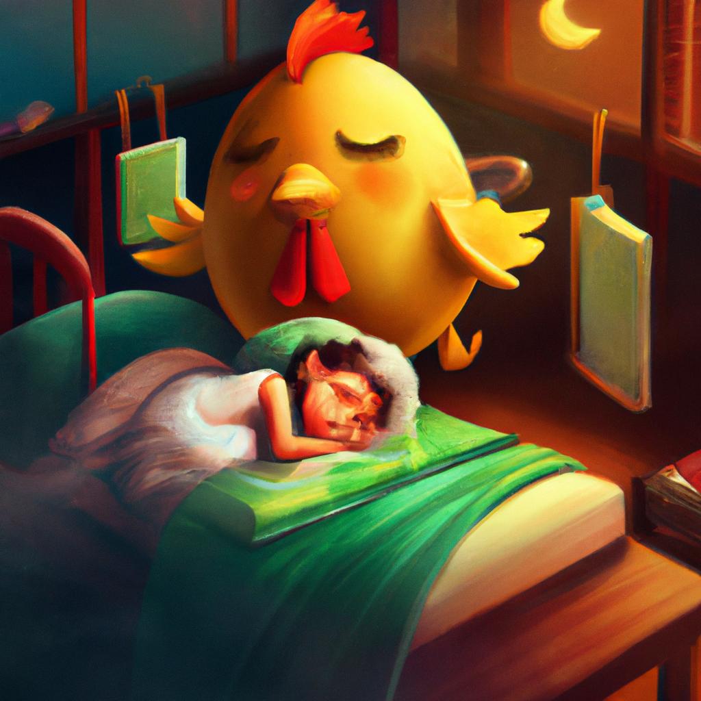 Imagem de capa do post Sonhar com Galinha Amarela: Descubra Seu Significado! com um desenho digital